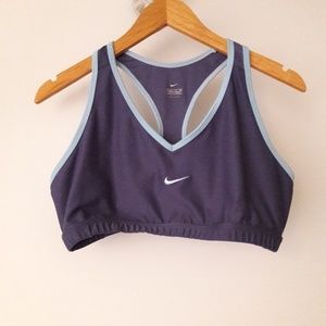 Nike DRI-FIT blue sports bra size XL